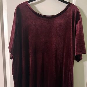 Old Navy Women's Plus Size Deep Burgundy Blouse